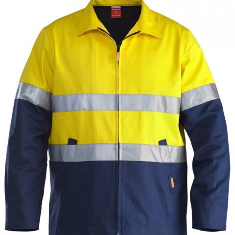 Spliced Cotton Drill Taped Jacket